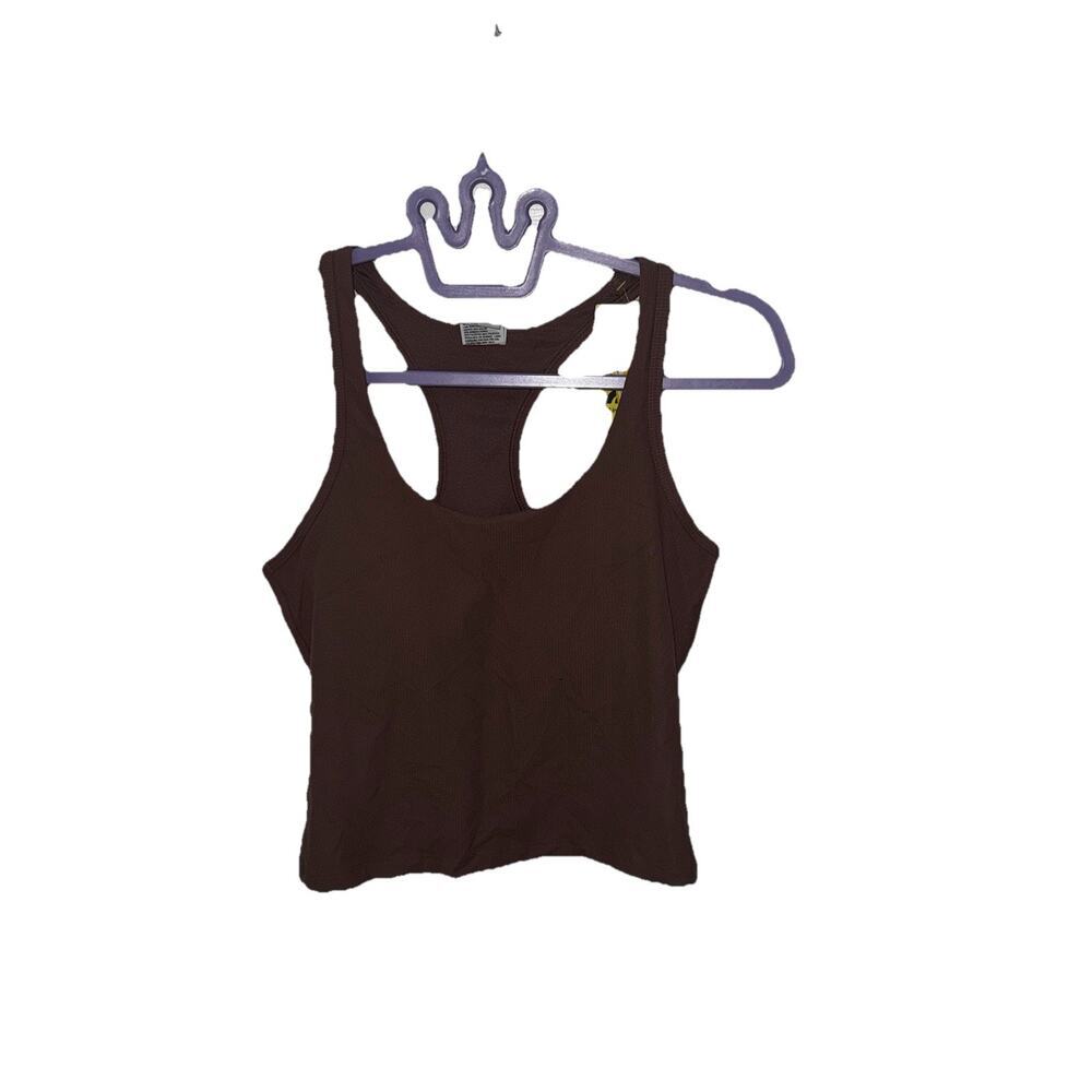 All in Motion Women’s Brown Racerback Active Tank Top Size XS New - Picture 2 of 3